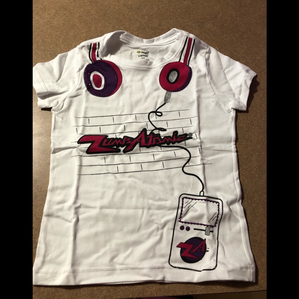 NEW ZumbaAtomic Kids Tee Shirt